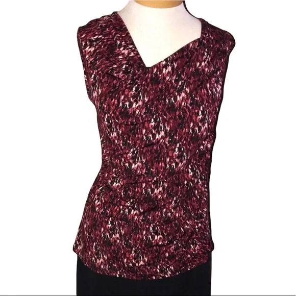 1XL Sleeveless cowl neck top - Picture 2 of 6